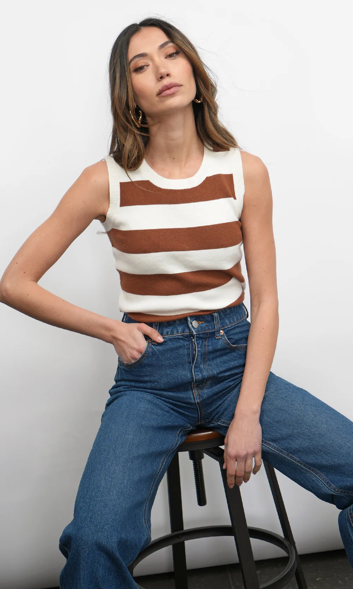 NADINE STRIPE TANK