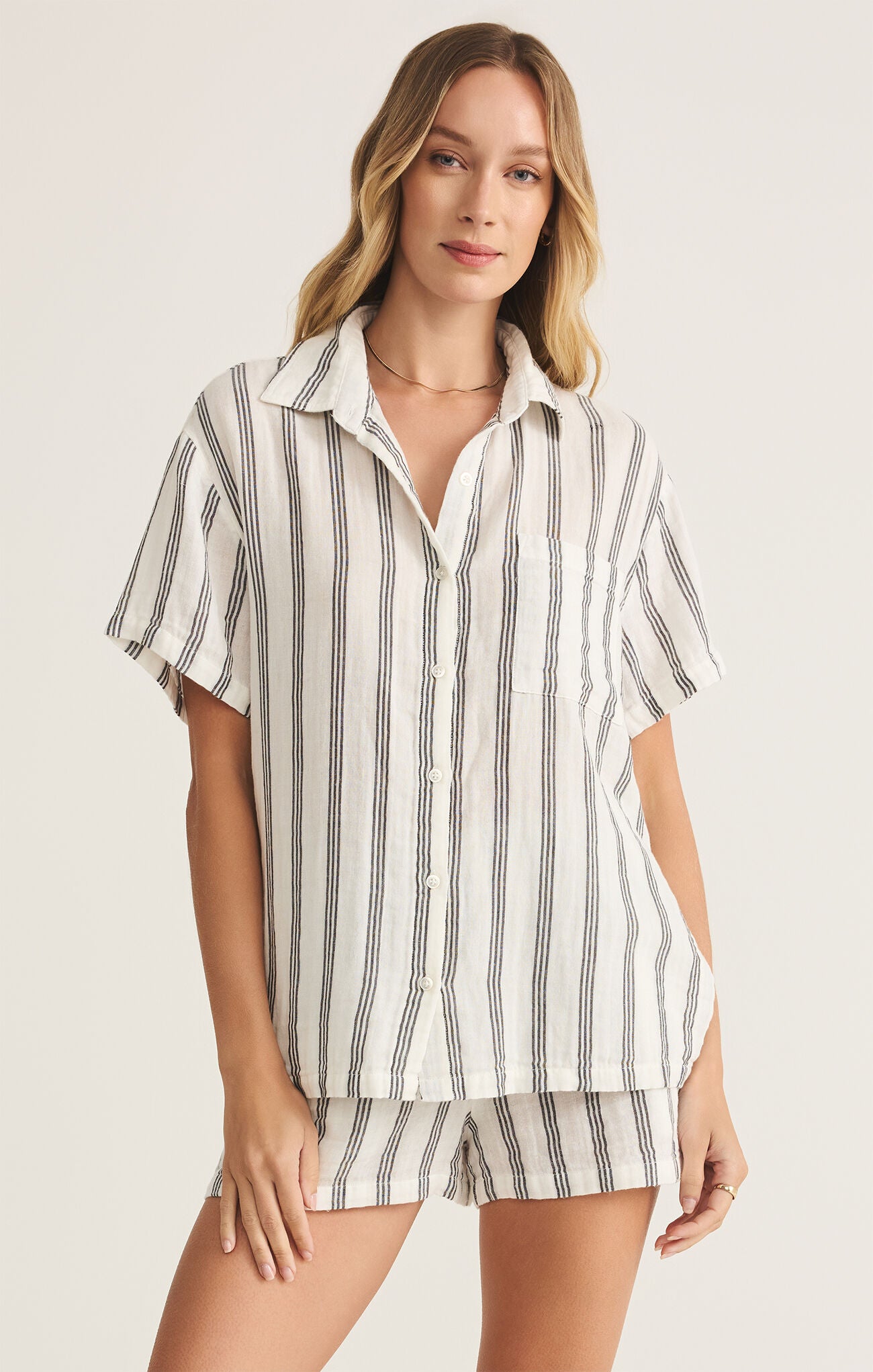 SEASCAPE BUTTON UP SHIRT