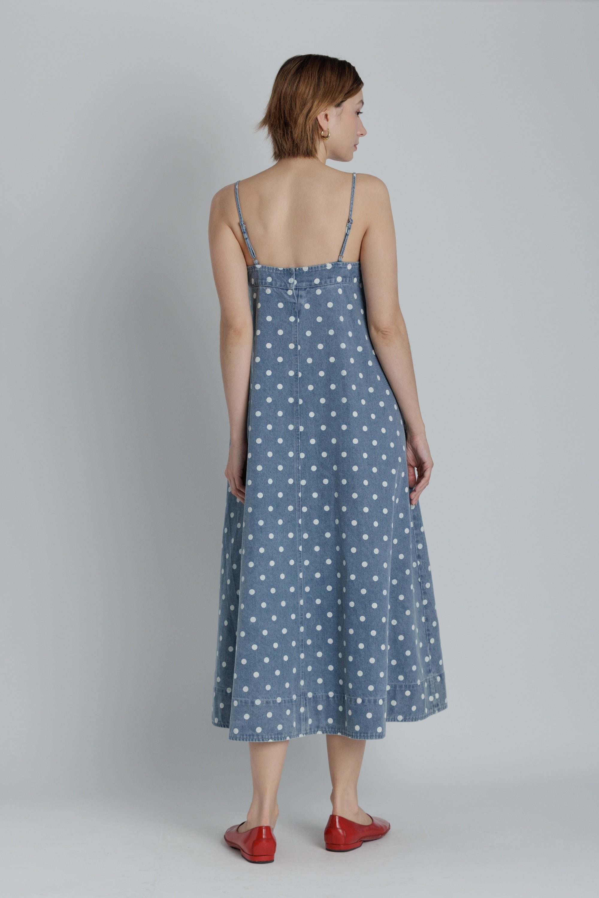 POLKA DOT ALINE MIDI DRESS