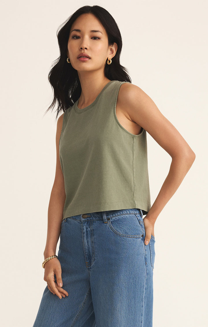 SLOANE JERSEY MUSCLE TANK