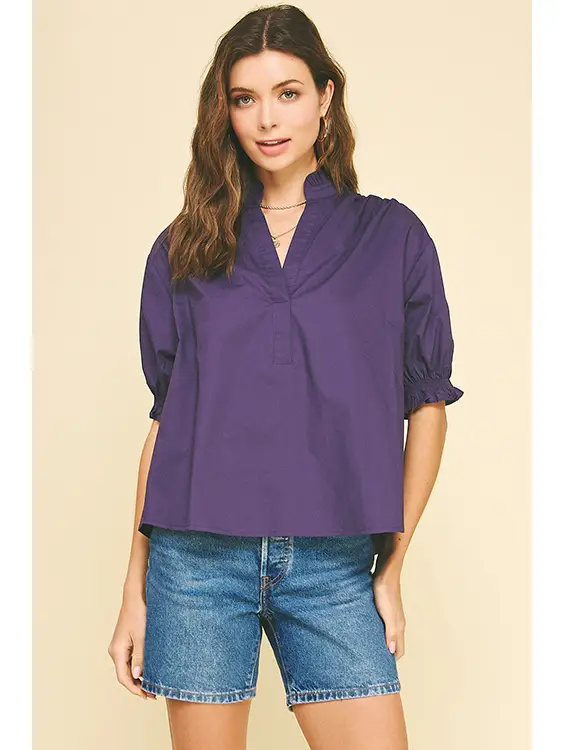 BALLOON SLEEVE BLOUSE