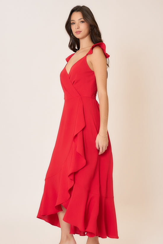 TULIP RUFFLE MAXI DRESS