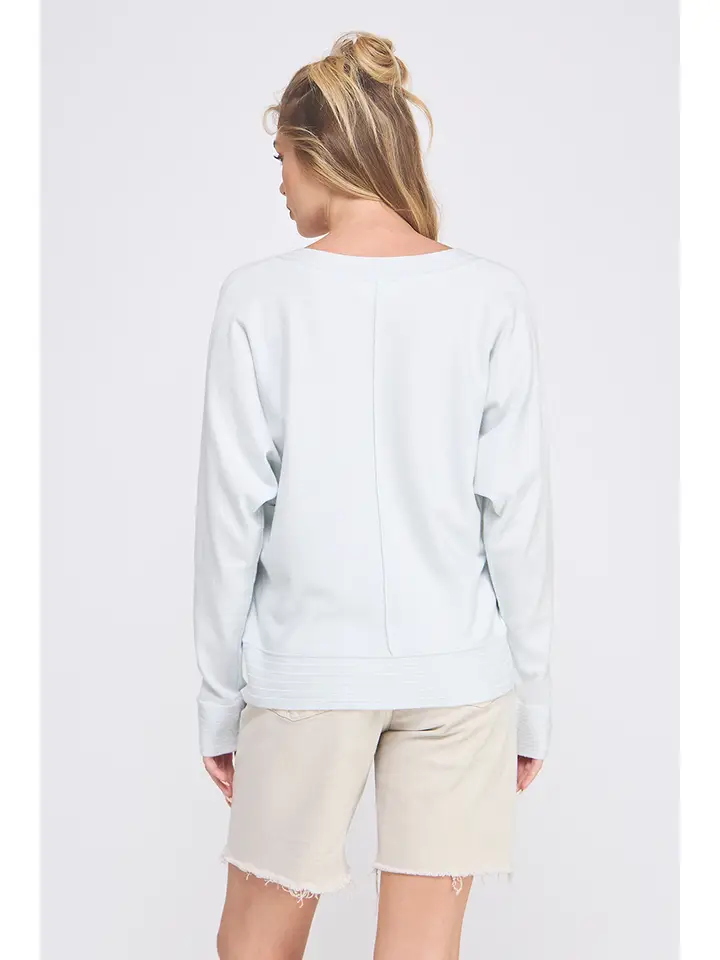 DETAILED VNECK SWEATER