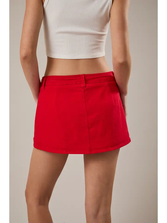 LOWRISE TWILL SKORT