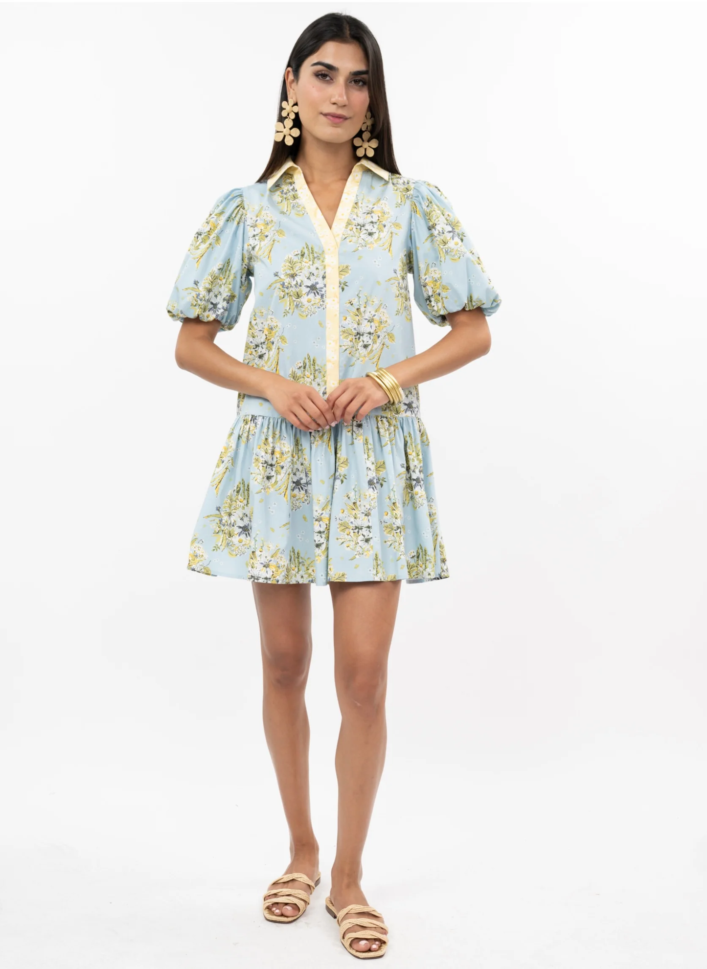 BANDED FRONT DRESS