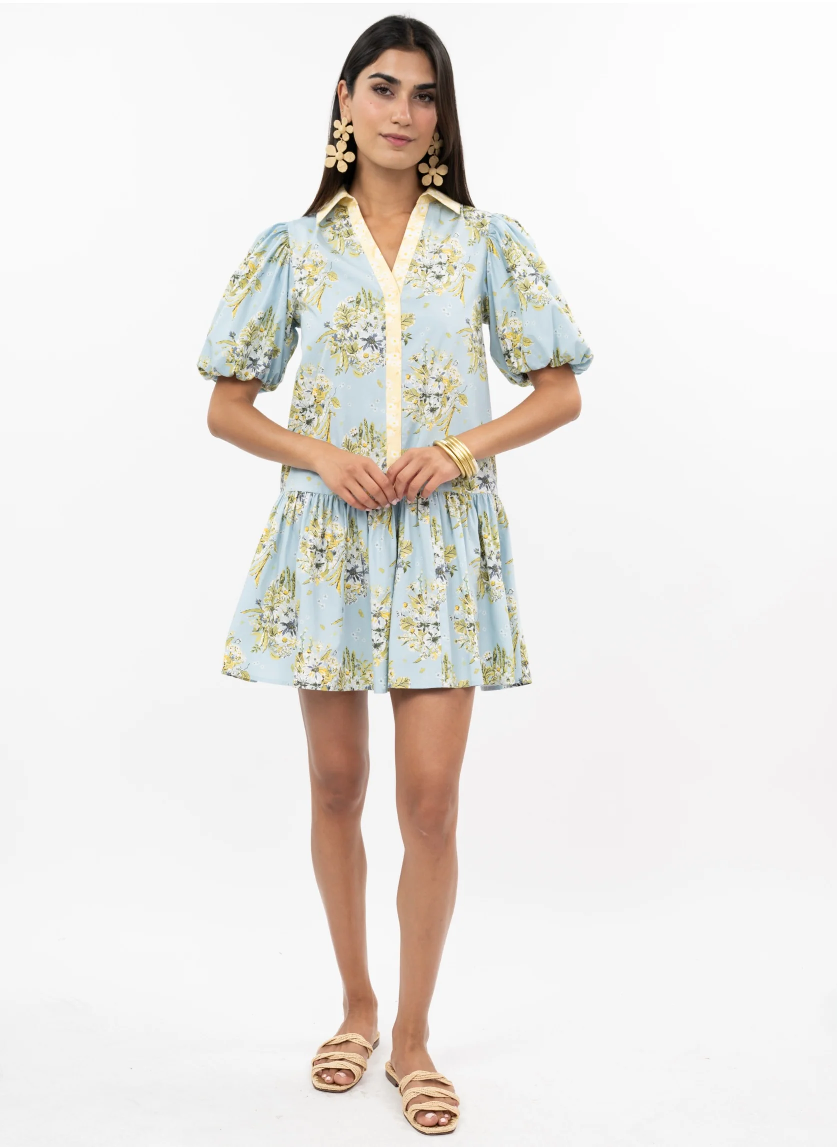 BANDED FRONT DRESS