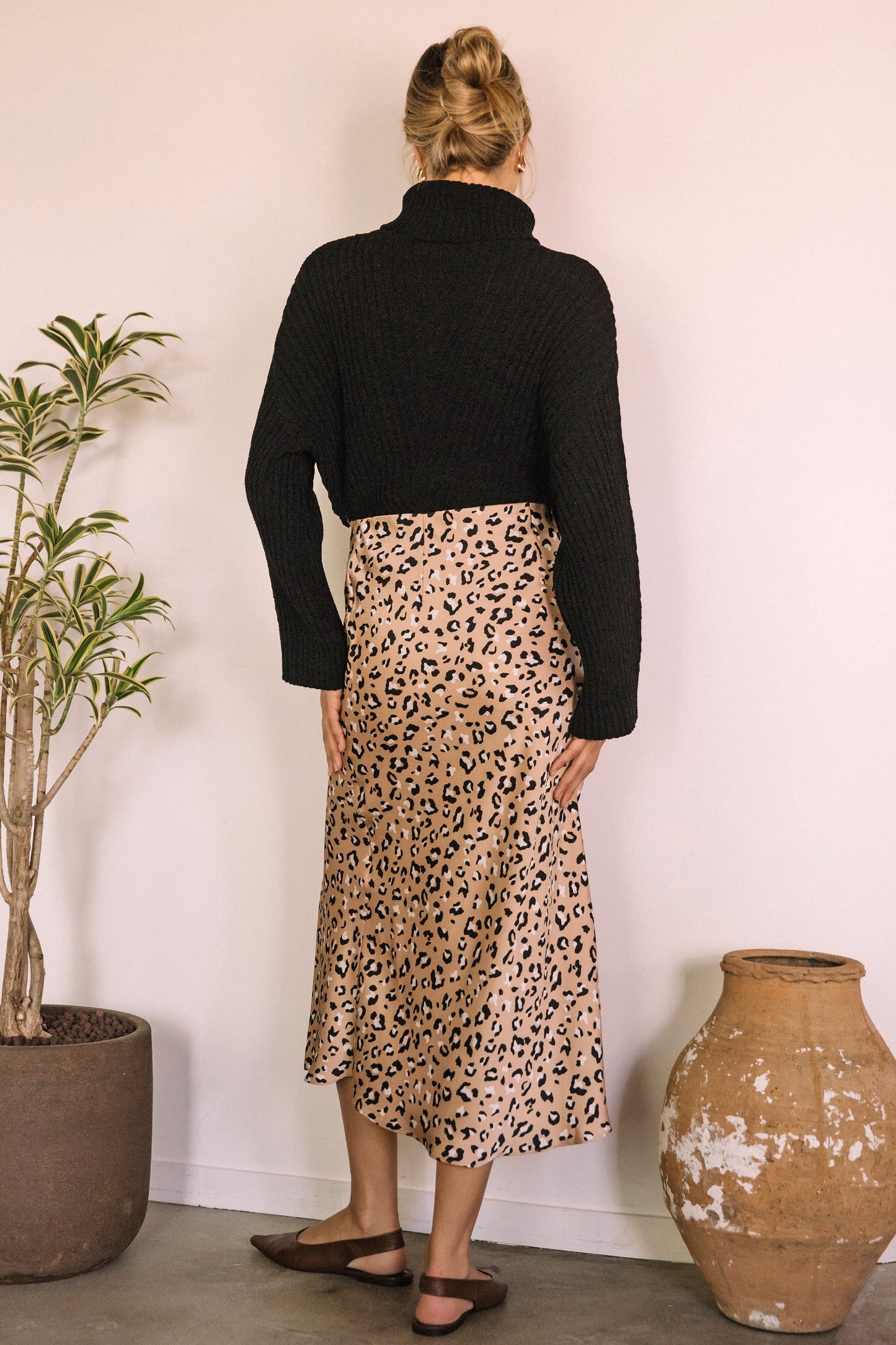 SATIN MAXI SKIRT