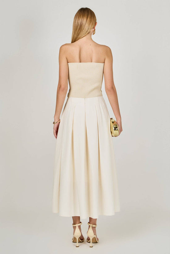 Formal Pleated Maxi Skirt