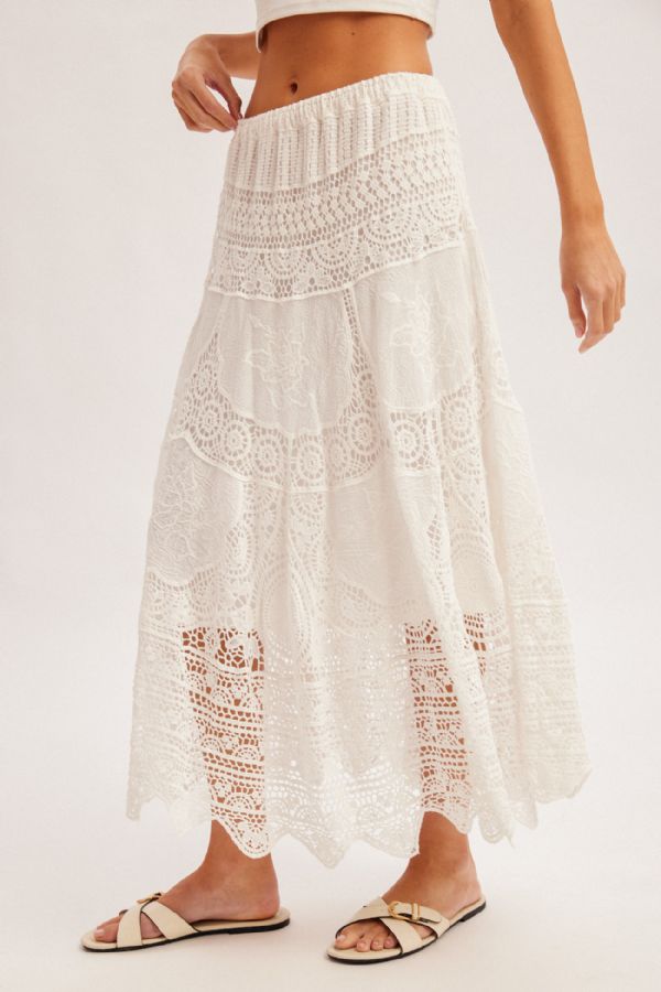 CROCHET MAXI SKIRT