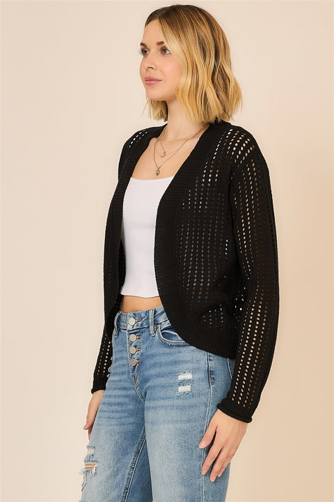Open Knit Cardigan