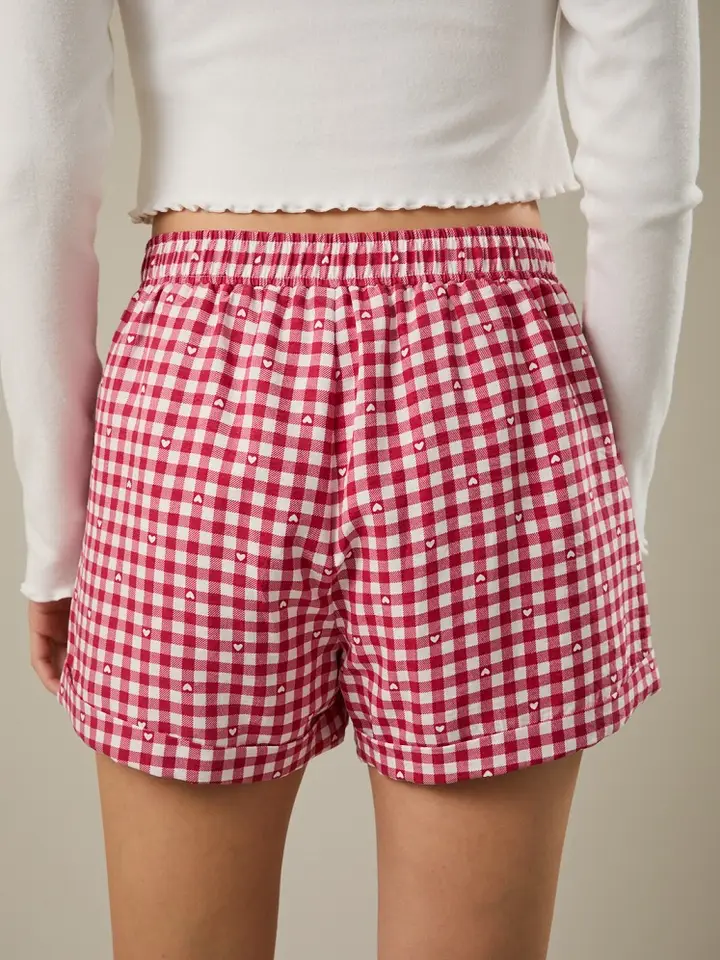 HEARTS& GINGHAM BOXERS