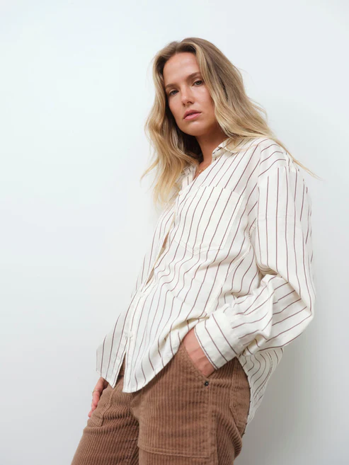 THE BOYFRIEND BUTTON UP SHIRT