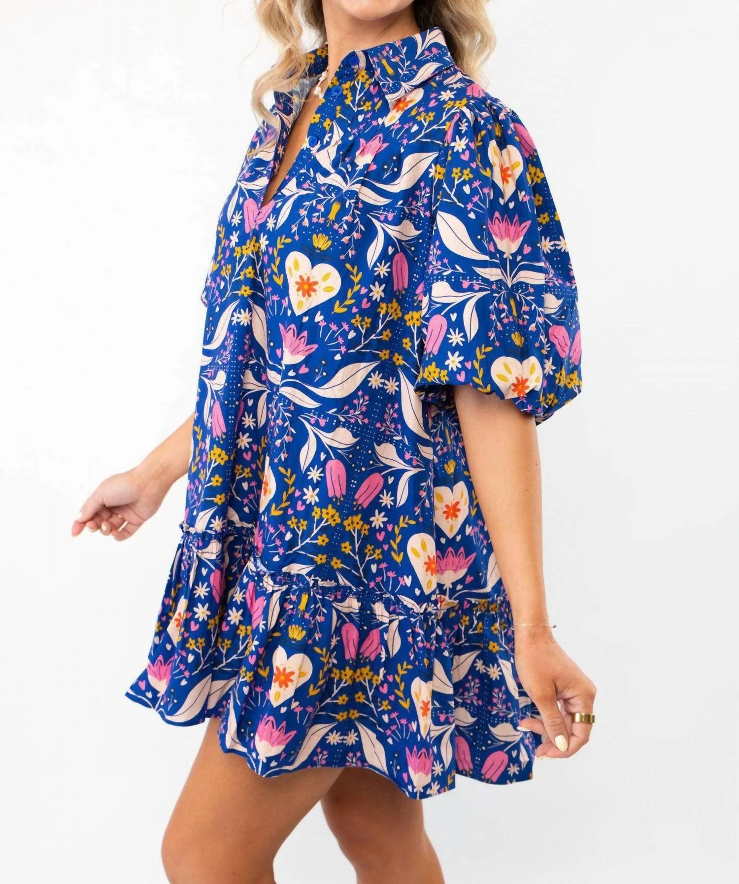 FOLK LOVE MINI DRESS