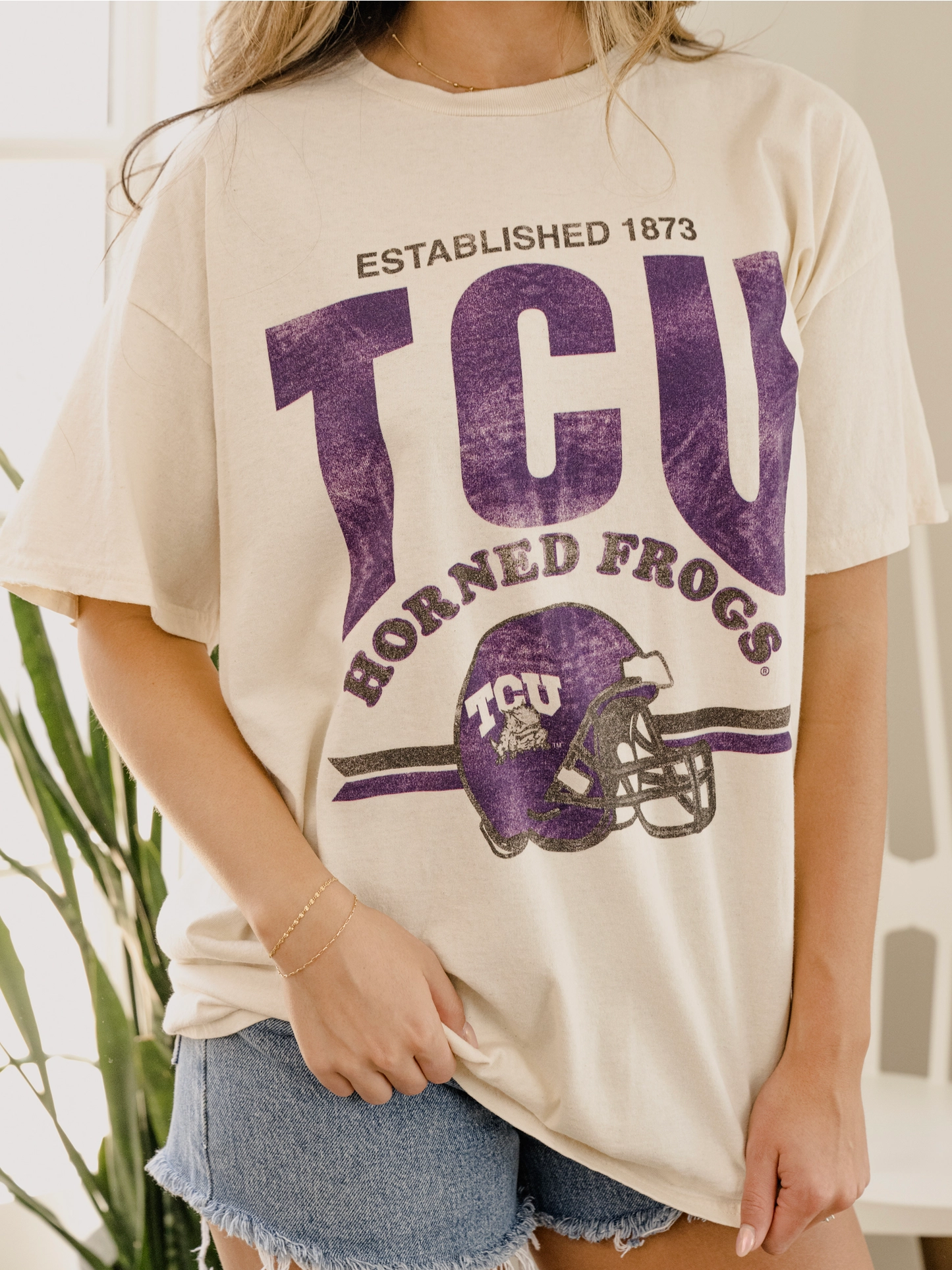 TCU EST DATE HELMET TEE