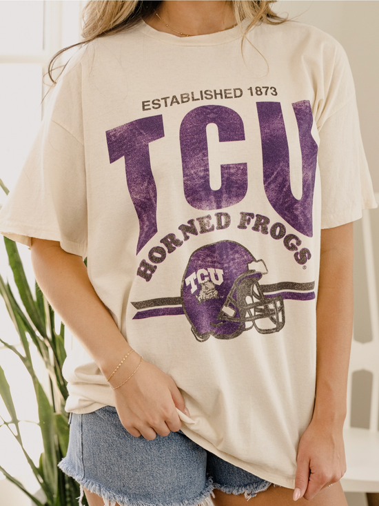 TCU EST DATE HELMET TEE